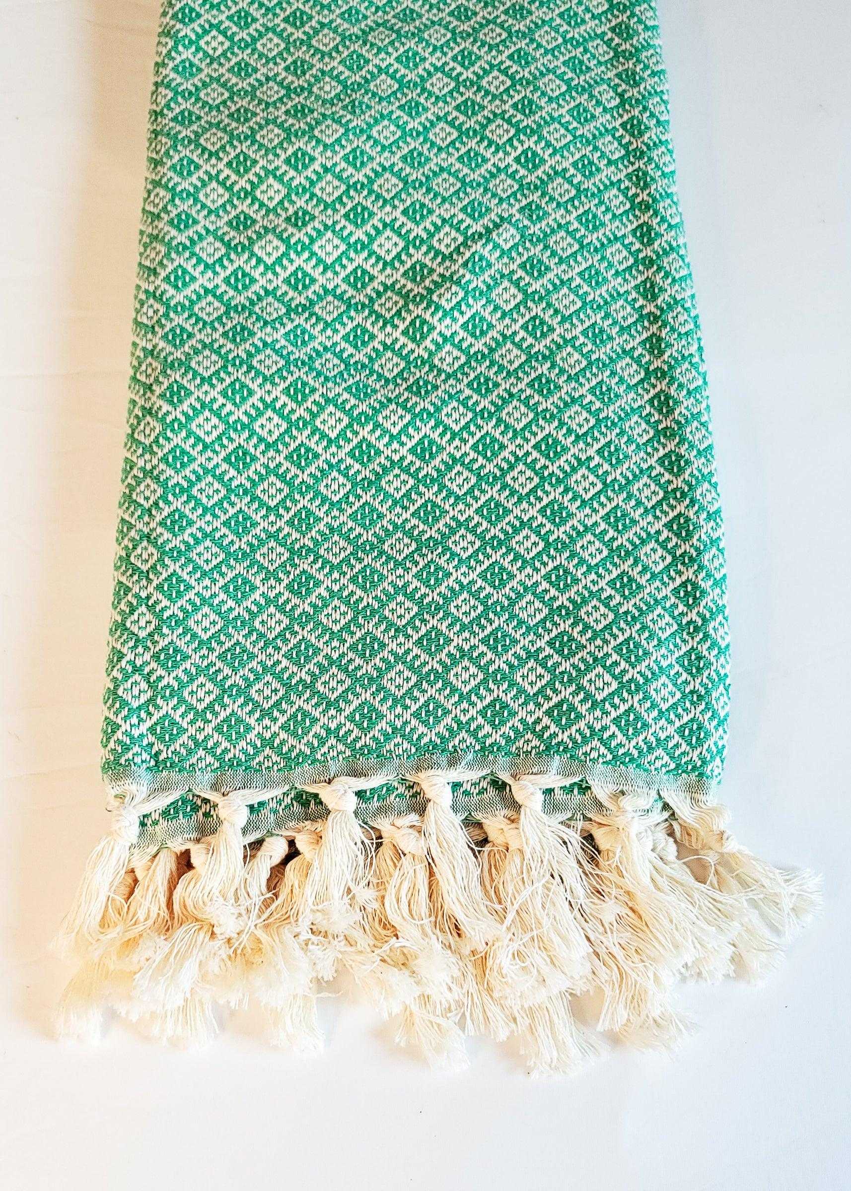 Islander Turkish Towel | Green - urbanhippietradingcompany