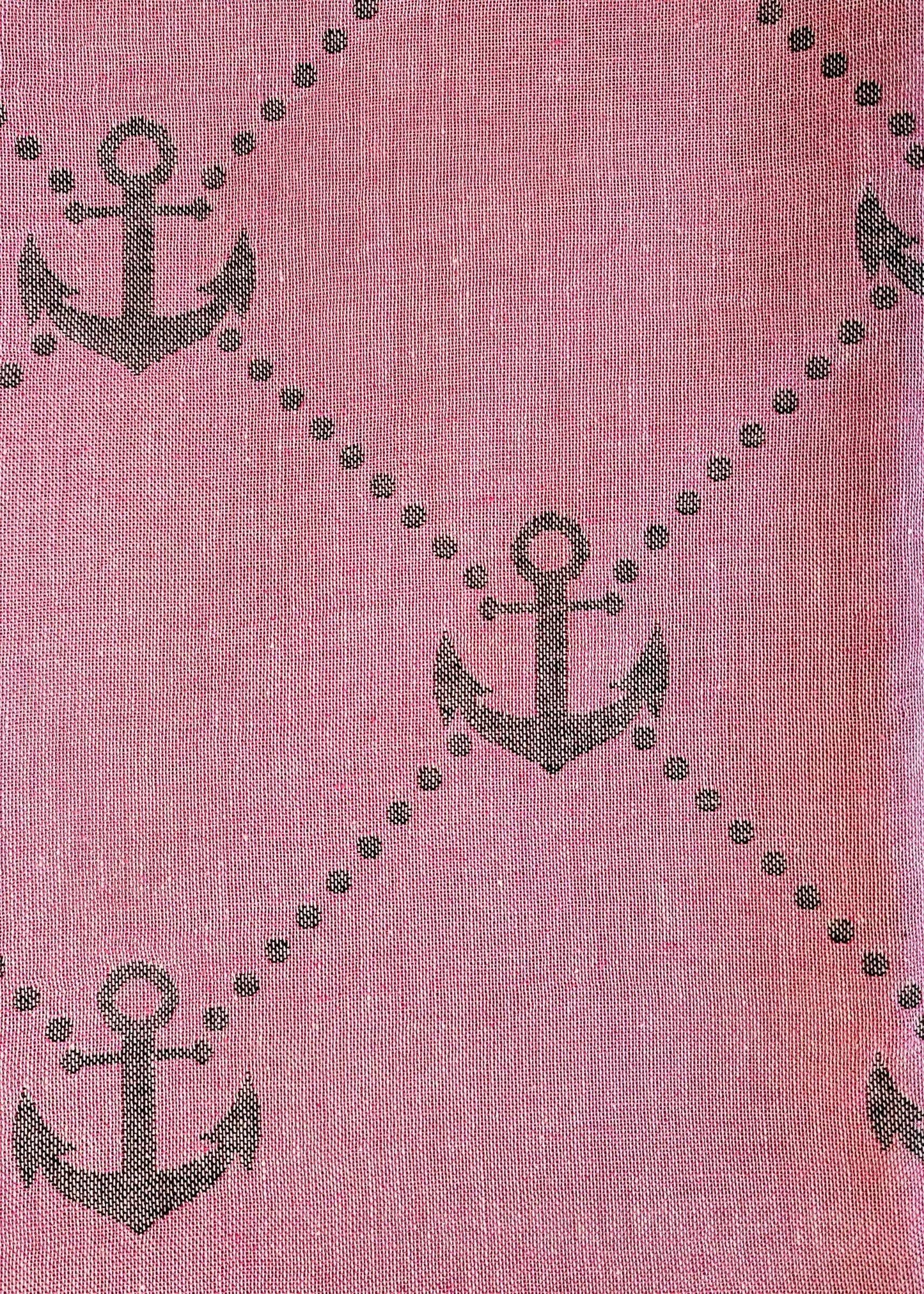 Nautical Turkish Towel | Purple - urbanhippietradingcompany