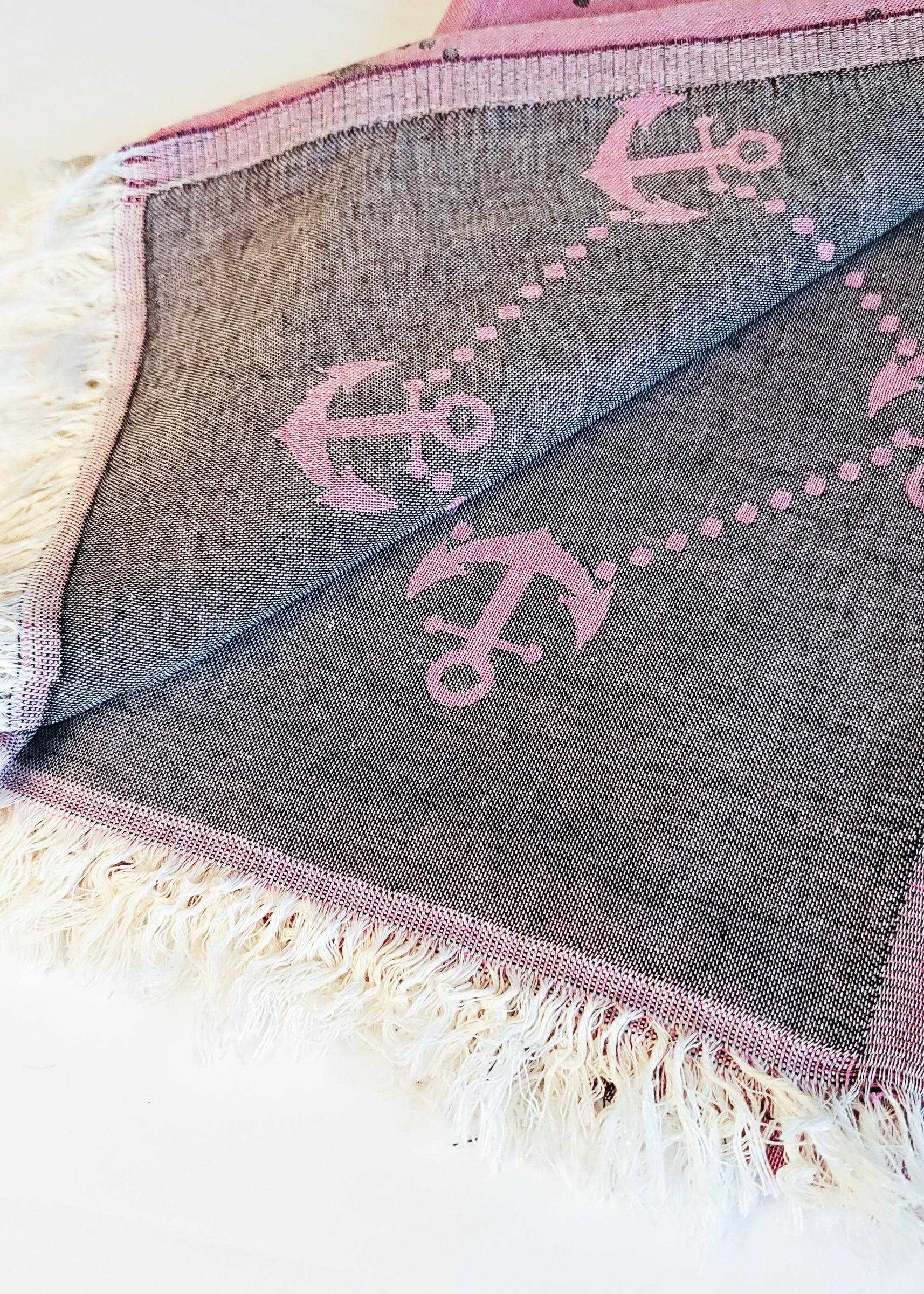 Nautical Turkish Towel | Purple - urbanhippietradingcompany