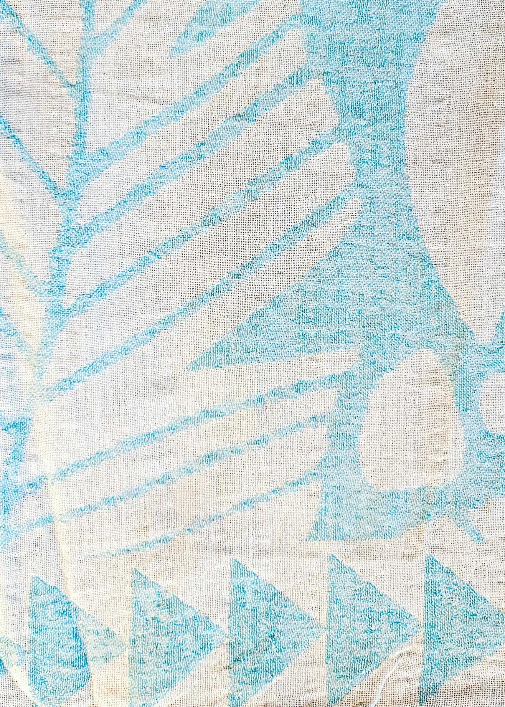 Sea Turtle Beach Life Turkish Towel | Turquoise - urbanhippietradingcompany