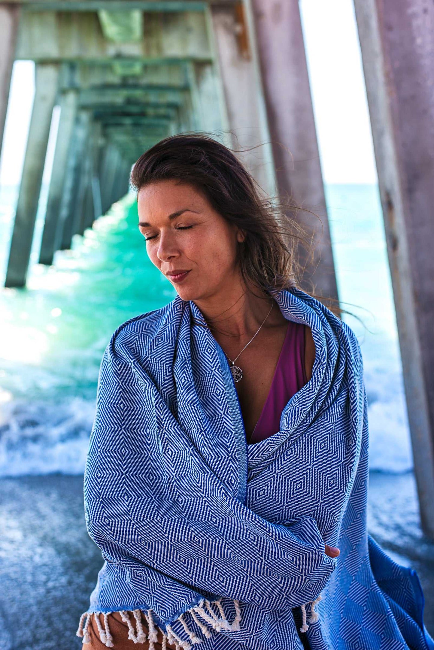 Weekender Turkish Towel | Blue