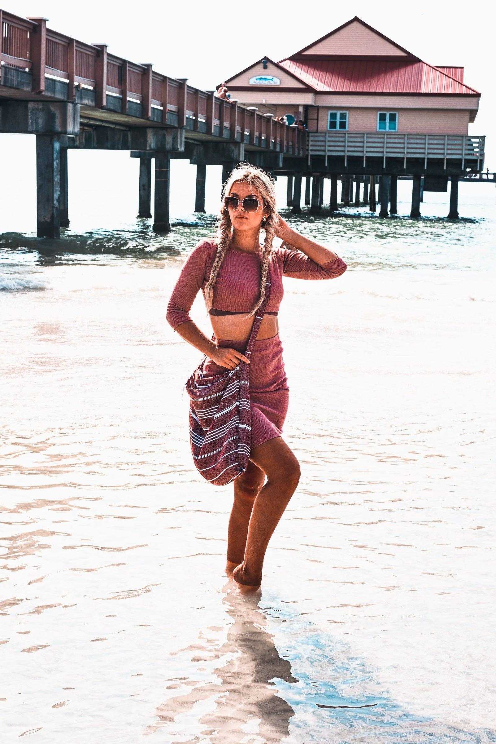 Original Flippin' Bag | Burgundy - urbanhippietradingcompany