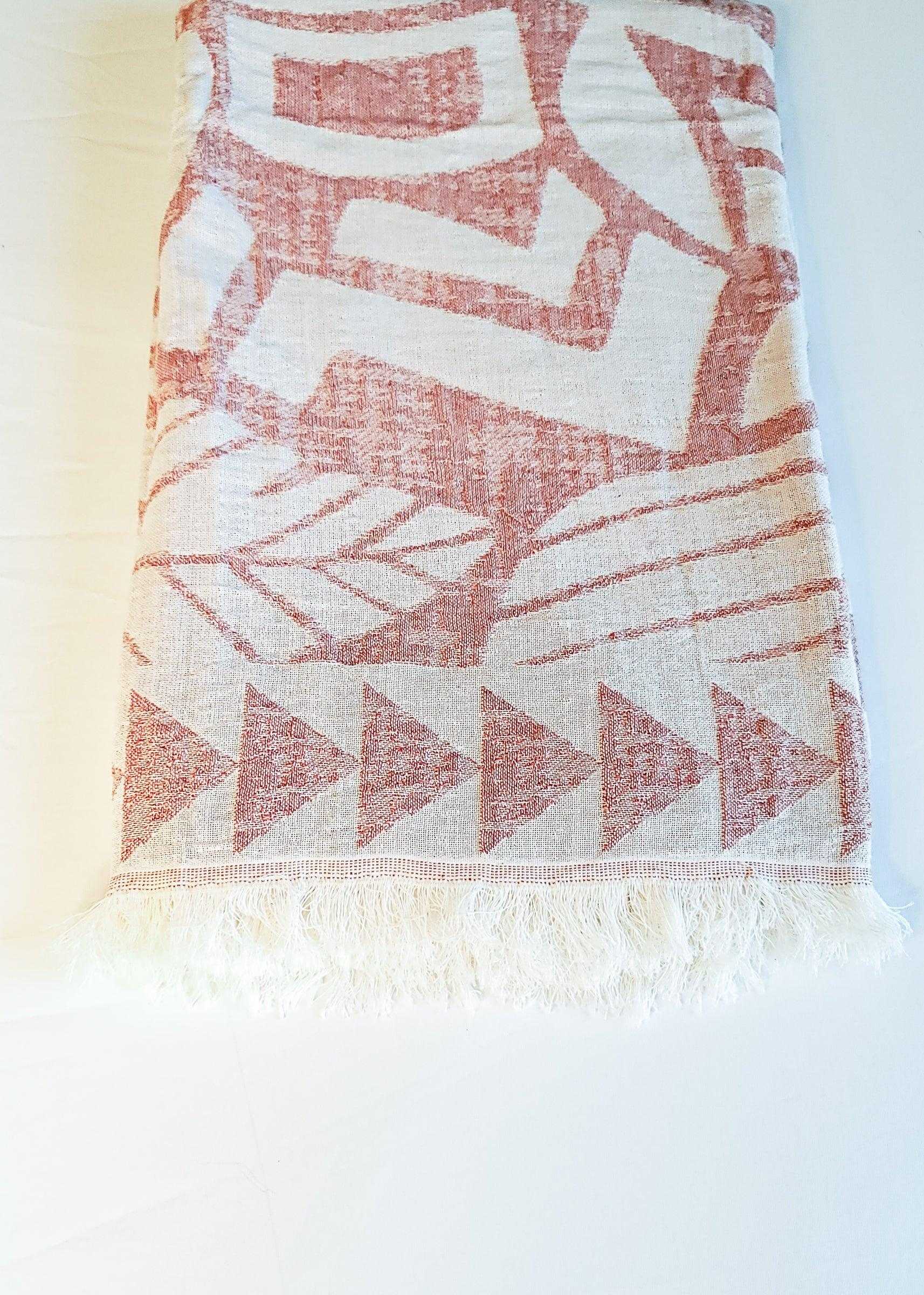 Sea Turtle Beach Life Turkish Towel | Coral - urbanhippietradingcompany