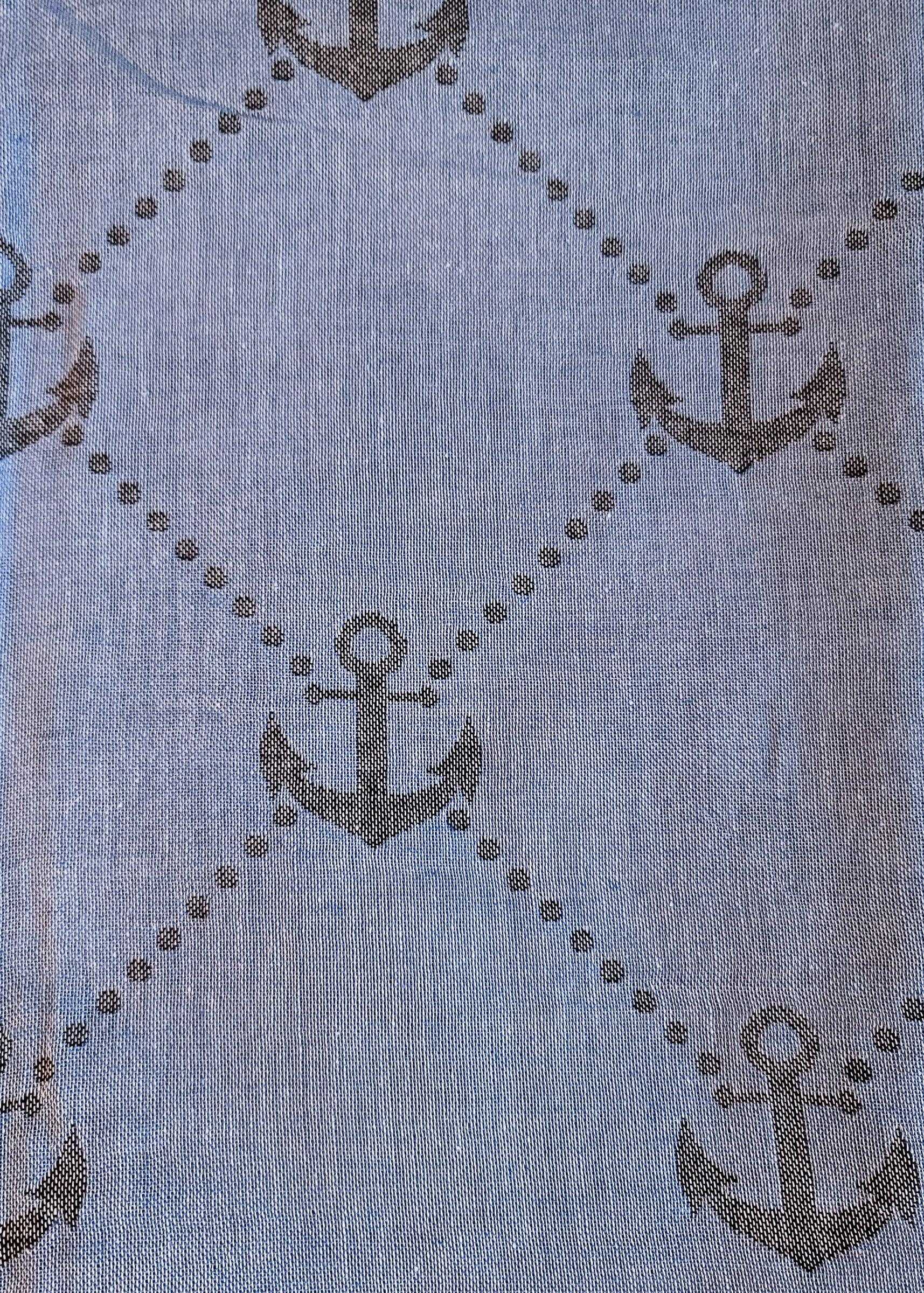 Nautical Turkish Towel | Dark Blue - urbanhippietradingcompany