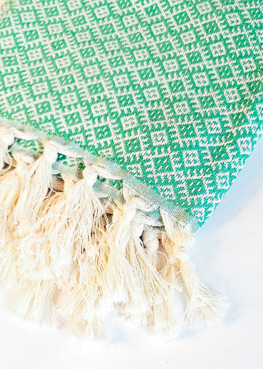 Islander Turkish Towel | Green - urbanhippietradingcompany