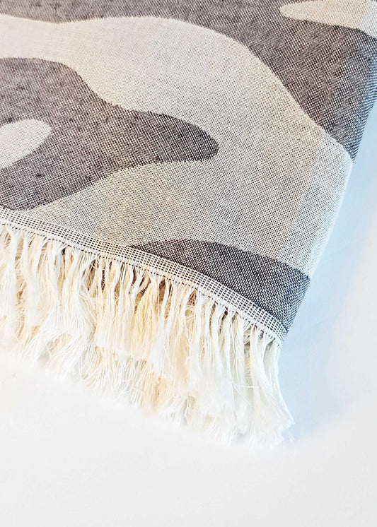 Zebra Turkish Towel | Grey