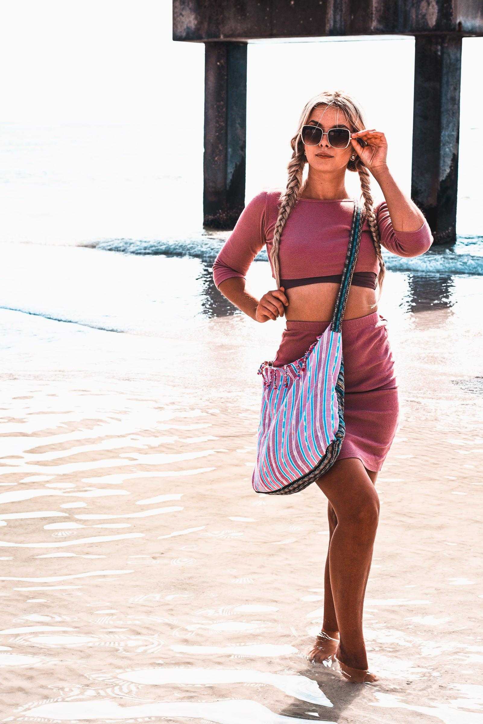 Hippie Flippin' Bag | Pink Multi - urbanhippietradingcompany