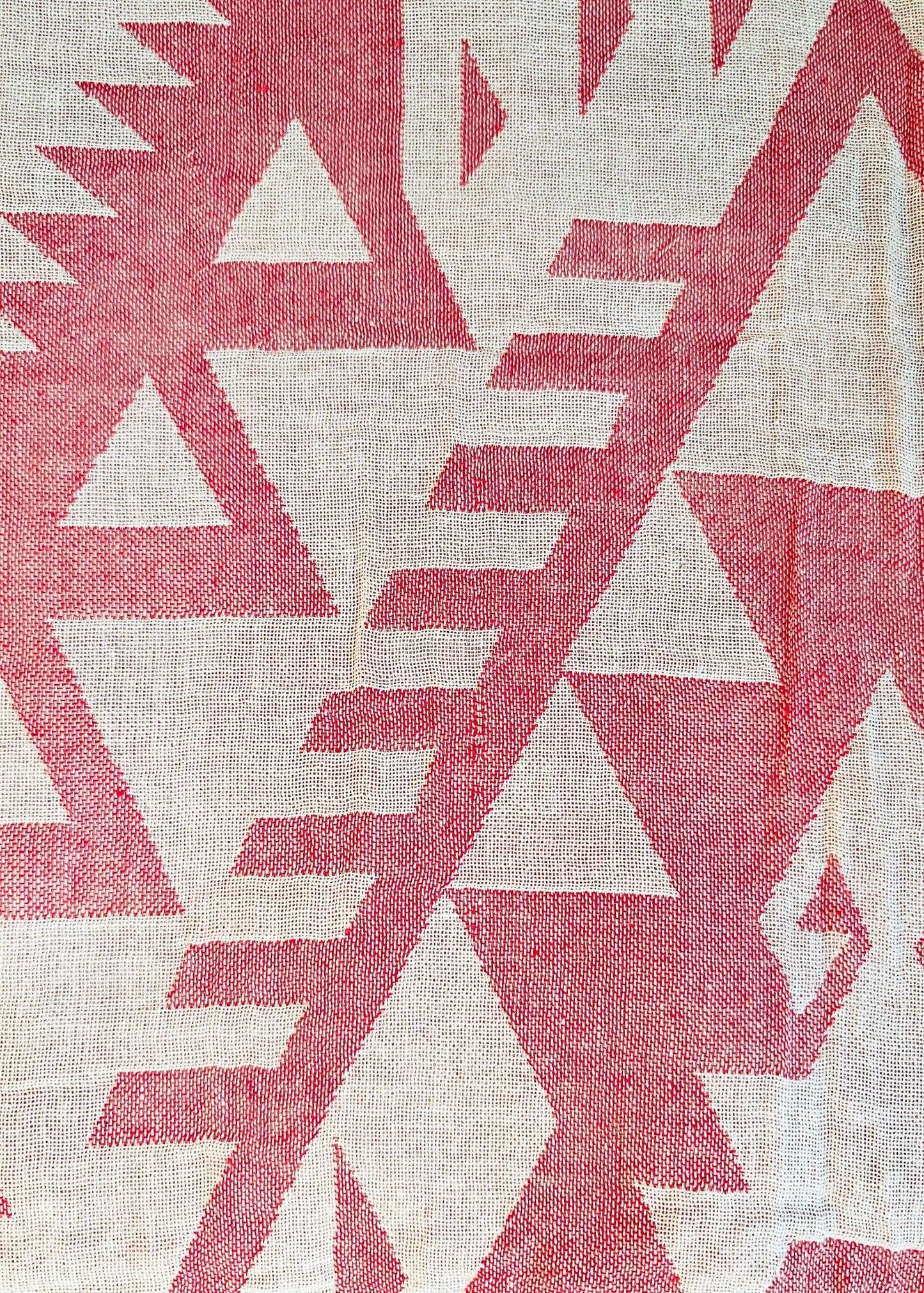 Azték Turkish Towel | Red - urbanhippietradingcompany