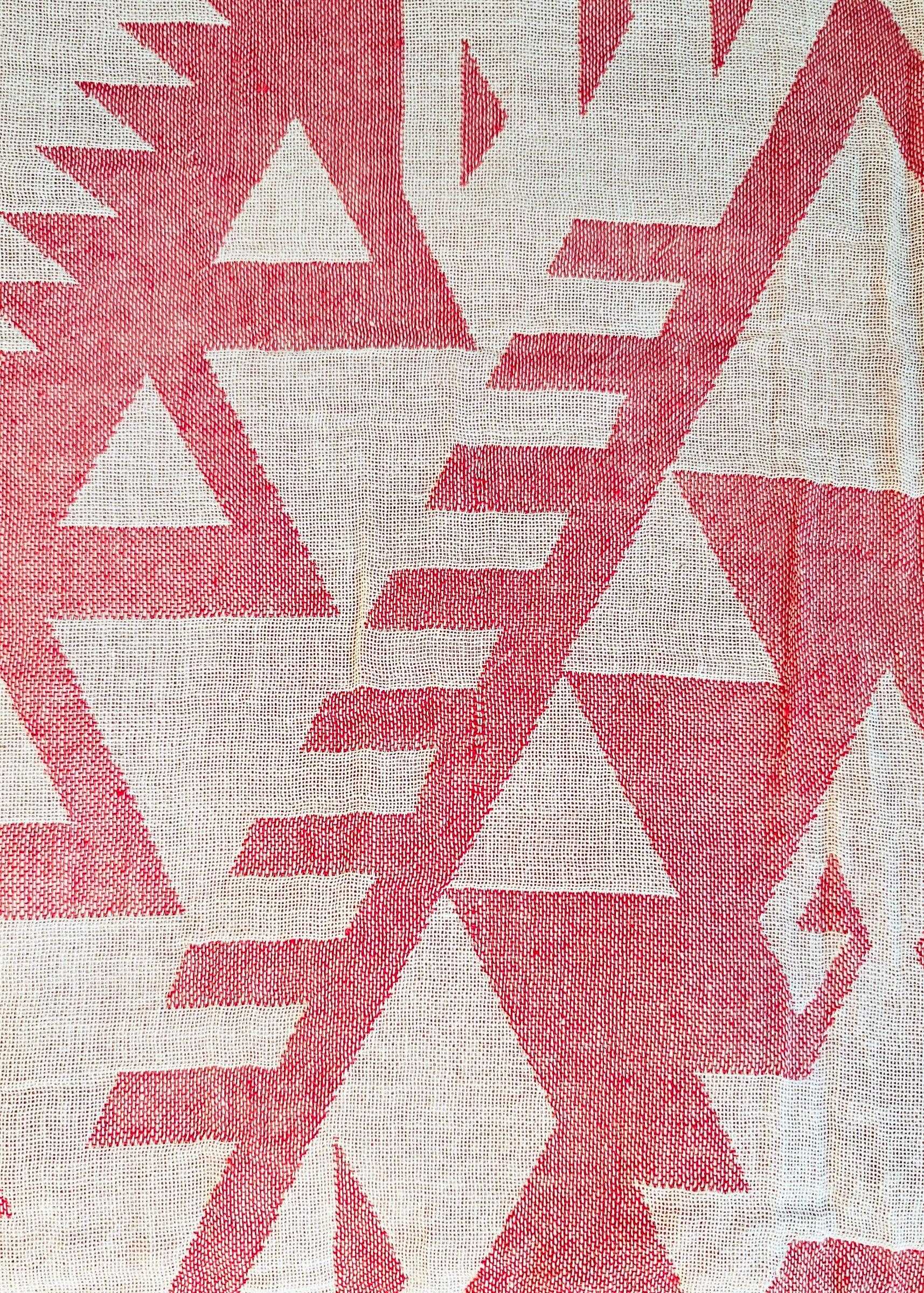 Azték Turkish Towel | Red - urbanhippietradingcompany