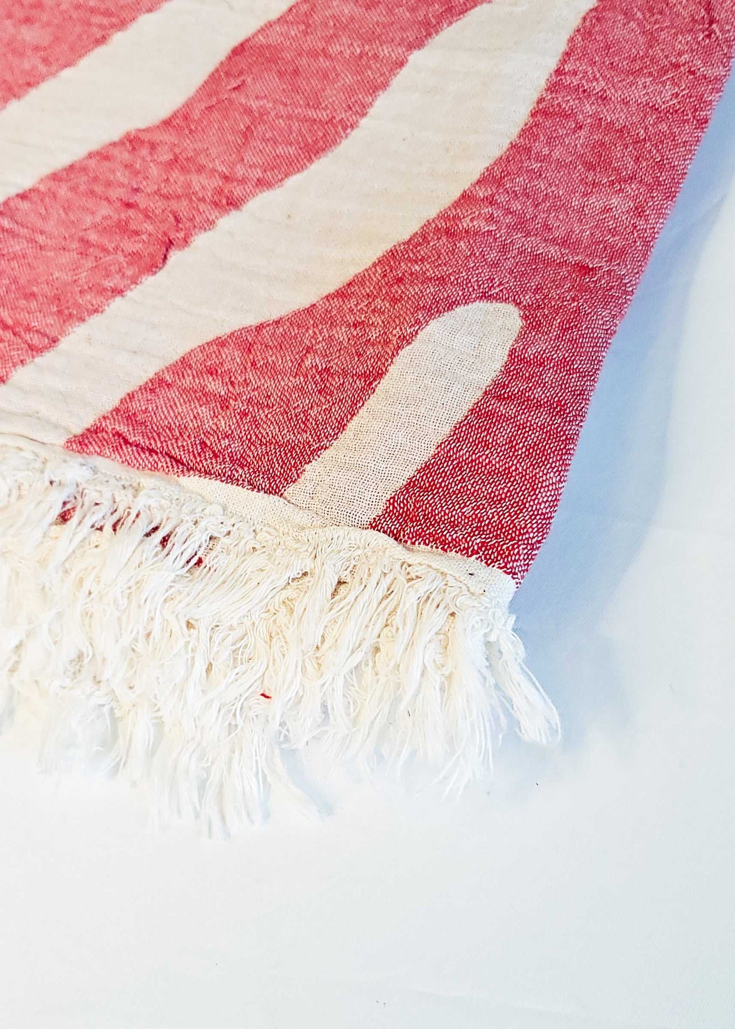 Zebra Turkish Towel | Red