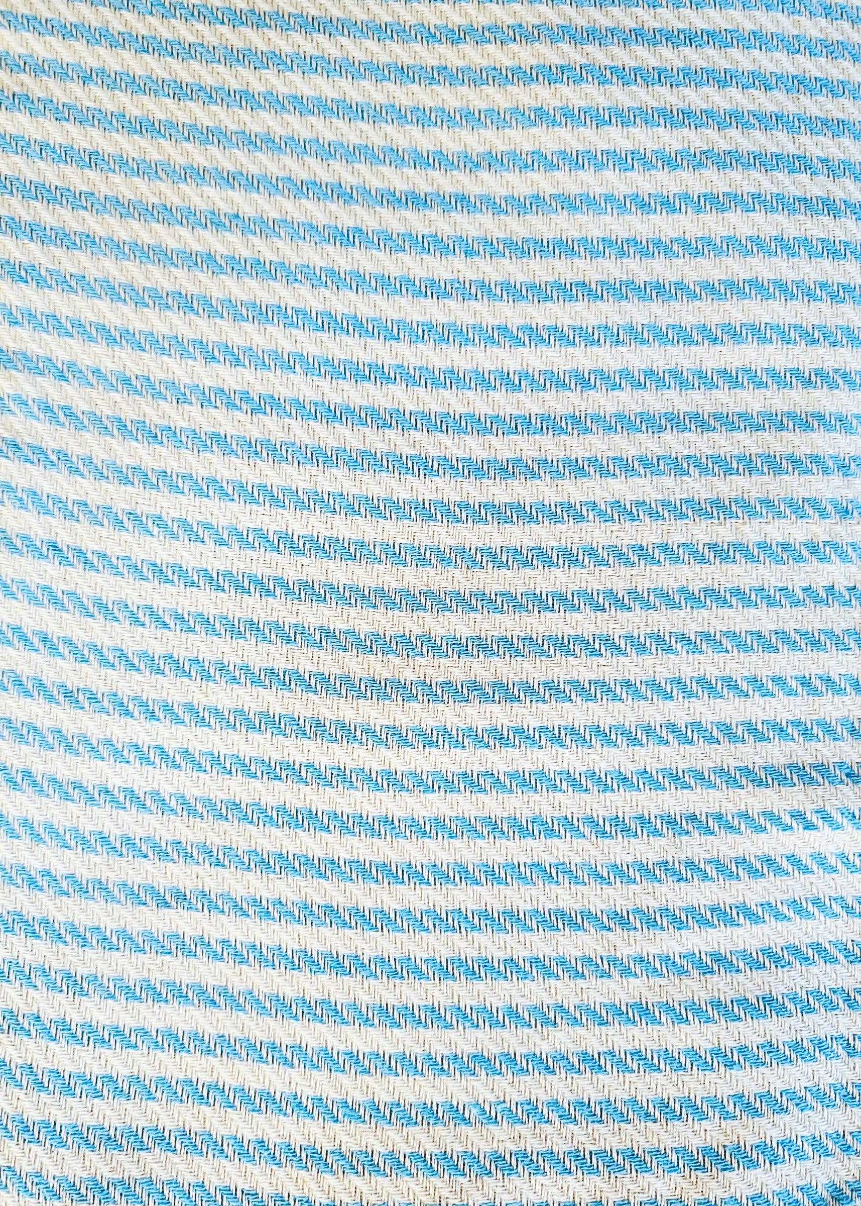 Classic Stripe Turkish Towel | Turquoise - urbanhippietradingcompany