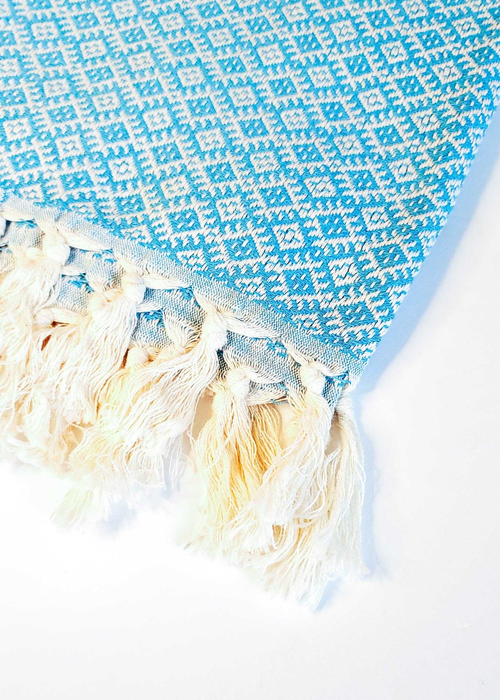 Islander Turkish Towel | Turquoise - urbanhippietradingcompany