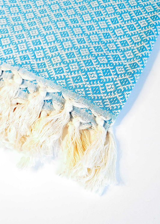 Islander Turkish Towel | Turquoise - urbanhippietradingcompany